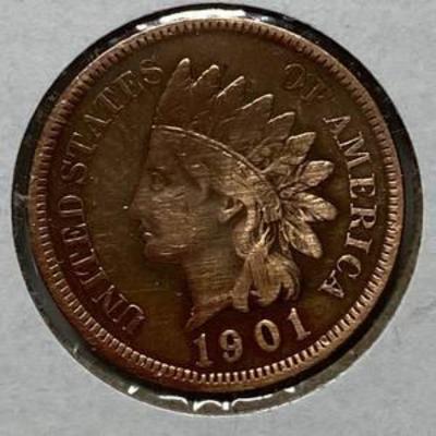 1901 Indian Head Penny - One Cent
