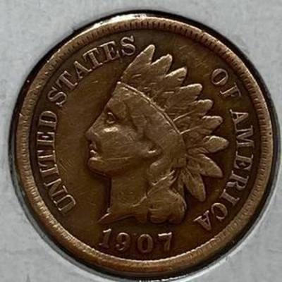 1907 Indian Head Penny - One Cent
