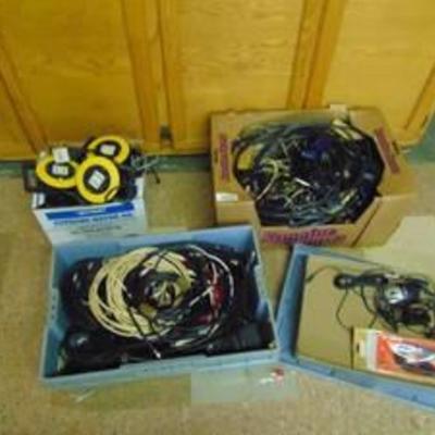 3 Boxes of Miscellaneous AudioVideo Cables
