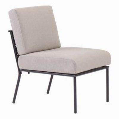 Mainstays Dagna Patio Chair with Gray Cushions