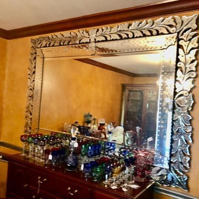 Venetian mirror large paid $6700 submit all offers