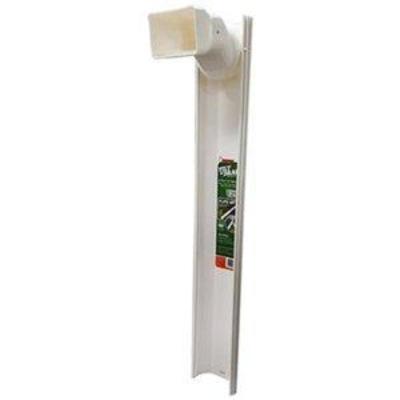 Frost King GWS3W Tilt N' Drain Downspout Extender, 3'. Long, Extends To 6', White