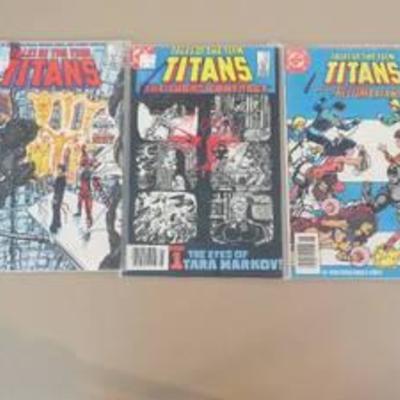 Comic Book Lot of 3 Tales of the Teen Titans