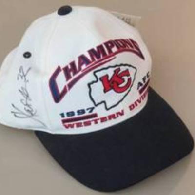 Signed Marcus Allen KC Chiefs Hat