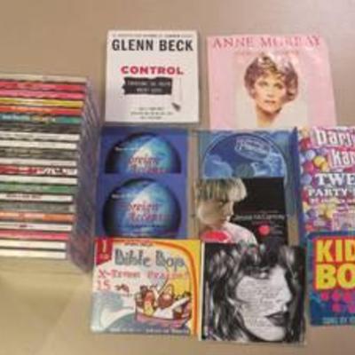 Mixed Media Lot of 31 - CDs, Audiobook, Software, Record