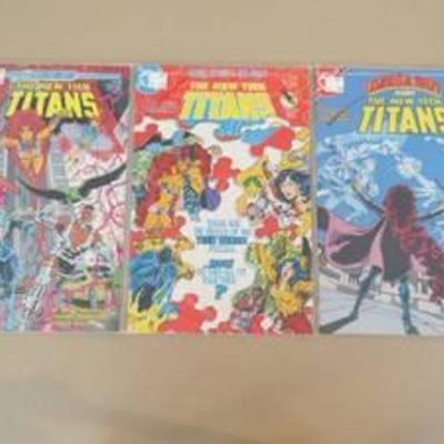 Comic Book Lot of 3 The New Teen Titans