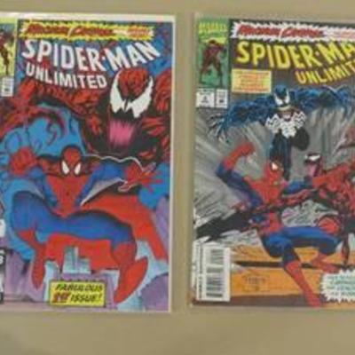 Comic Book Lot of 2 Spider-Man Unlimited