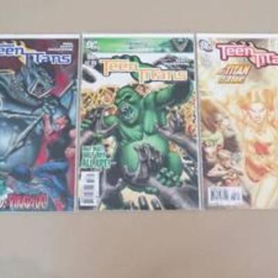Comic Book Lot of 3 Teen Titans