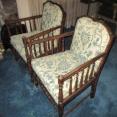 Victorian Matching Occasional Chairs  