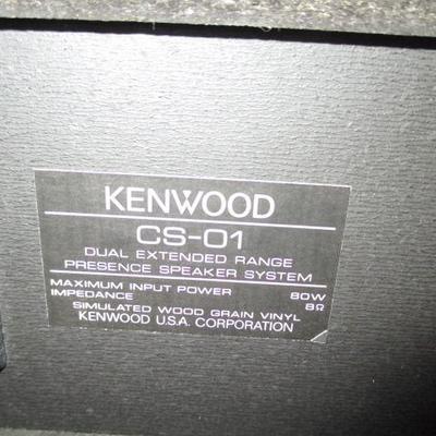 KENWOOD CS-01 DUAL EXTENDED RANGE SPEAKER 