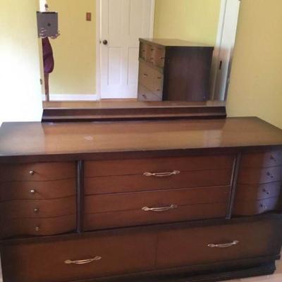 Stanley Dressers and Headboard