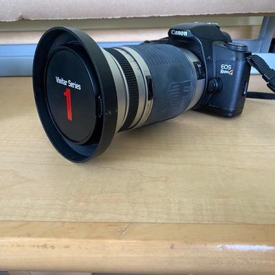 Canon EOS Rebel G with Vivitar Series 1 28mm-300mm Zoom