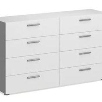 Porch & Den Angus Space-saving Foiled Surface 8-drawer Double Dresser Retail $247.99