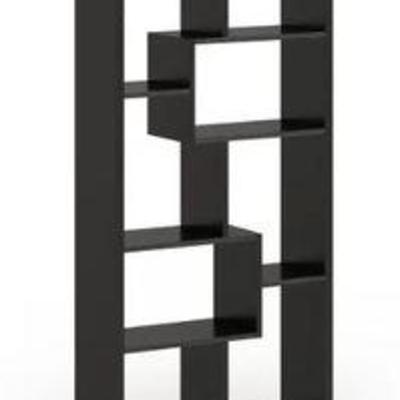 Porch & Den Verrazano Contoured Leveled Display Cabinet Retail $204.99