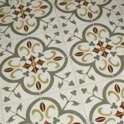 SomerTile 7.75x7.75-inch Renaissance Pattern Ceramic Floor and Wall Tile (25 tiles11 sqft.)
