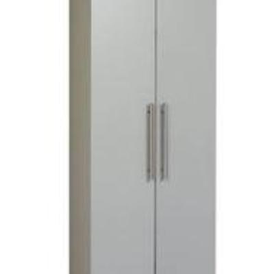 Prepac Hang-Ups Storage Cabinet, 24Large, Light Gray