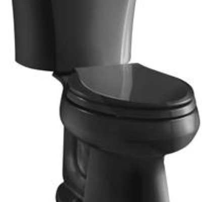 KOHLER Toilets Single Tank by it self Toilet in Black Black K-3979-7