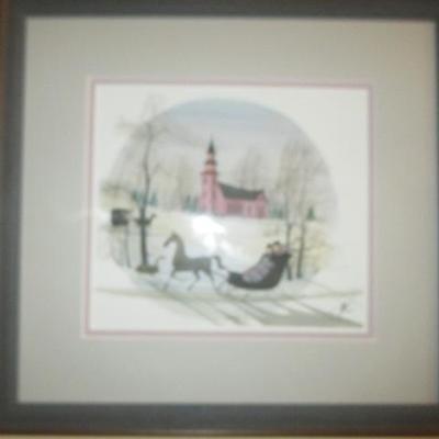 P. Buckley Moss Amish Lithographs 