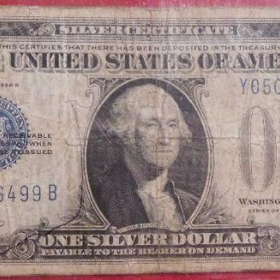 Silver Certificate - Funny Back