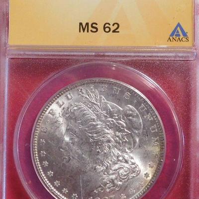 1887 Morgan Silver Dollar - MS62