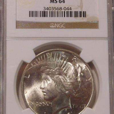 1923 Peace Silver Dollar - MS64