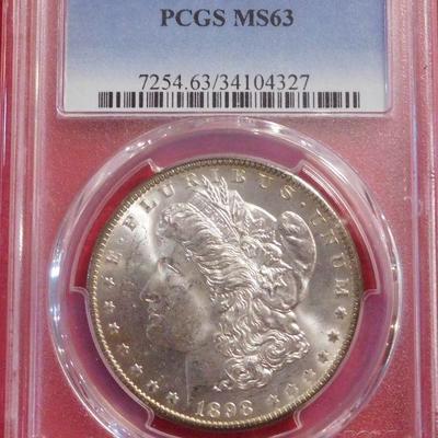 1898-O Morgan Silver Dollar - MS63