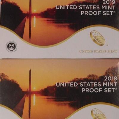 2018 and 2019 Proof Sets