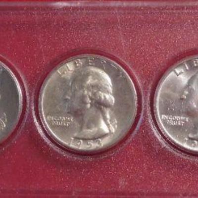 1939 - 1952 d - 1953 d - 1964 - 1964 Quarters