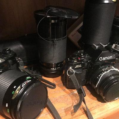 Canon Cameras and lenses