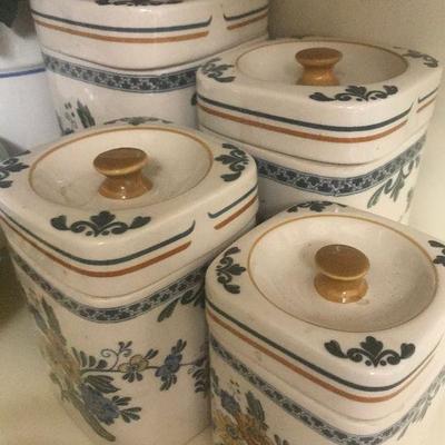Antique Canister Set DAEWARE New Jersey