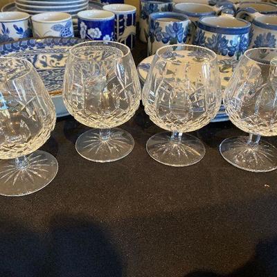 Waterford Lismore Crystal Brandy Glasses