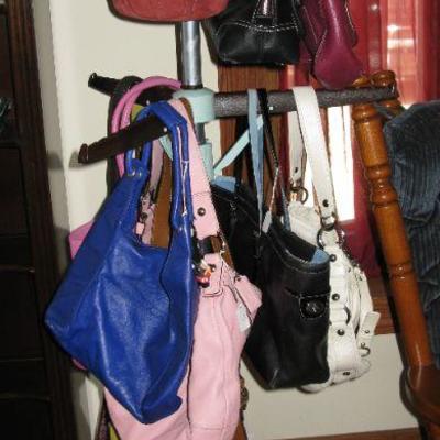 most of these purses are Coach 