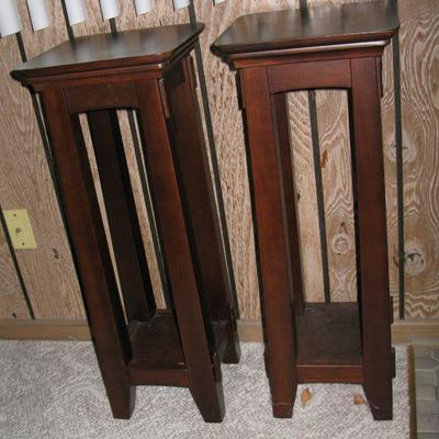 TALL PEDESTAL TABLES    BUY IT NOW $ 20.00 EACH