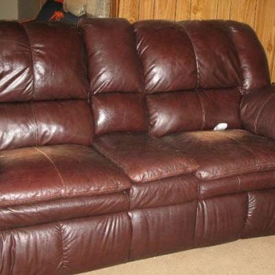 Ashley furniture leather couch    BUY IT NOW  $ 50.00