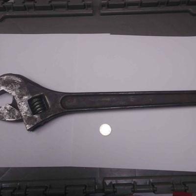 https://www.ebay.com/itm/124278718676	LAN5021 USED VINTAGE MAC TOOLS FORGED AJUSTABLE 18 INCH WRENCH AJB-18-W. MADE IN USA BOX 93. $30.00...