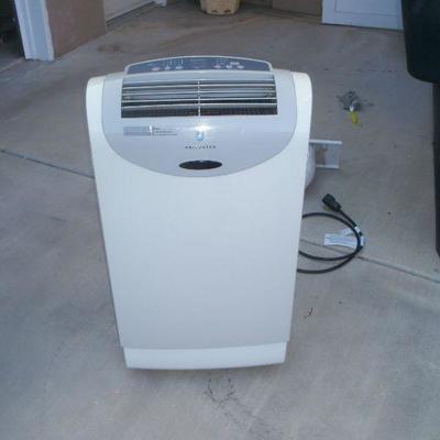 Several portable air conditioners.
