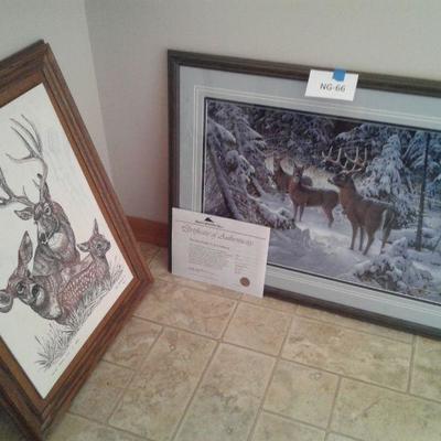 Northwoods Deer Prints
