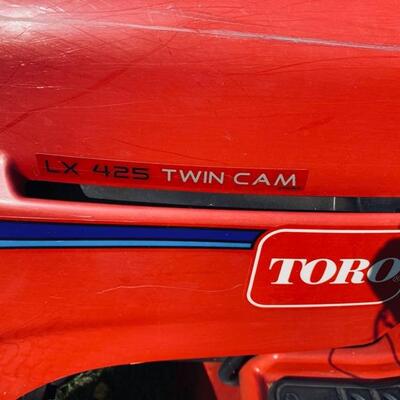 Toro LX 425 Twin Cam ride on mower