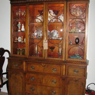 SECRETARY CABINET WITH BUBBLE GLASS DOORS            
    BUY IT NOW $ 795.00