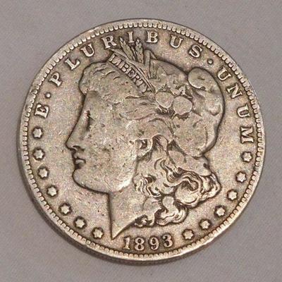 1893 - O Morgan Silver Dollar