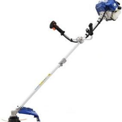 Badger 52cc Gas 2 Cycle 2-in-1 Brush Cutter and String Trimmer RUNS SEE VIDEO