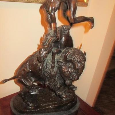 Bronze ~ Buffalo Horse By Frederic Remington  