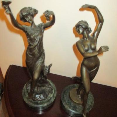 Collection Of Bronze Statues  