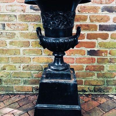Cast Iron Garden Urn