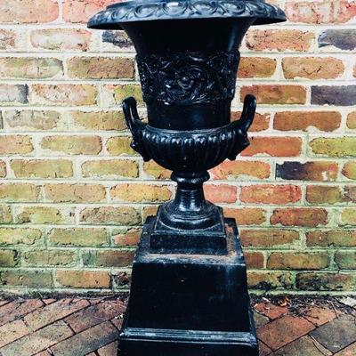 Cast Iron Garden Urn