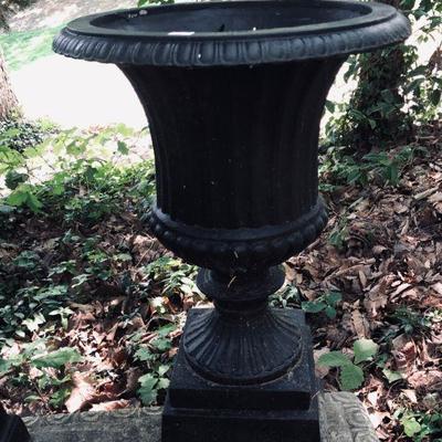Cast Iron Garden Urn