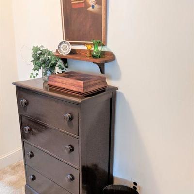Small all wood chest of drawers