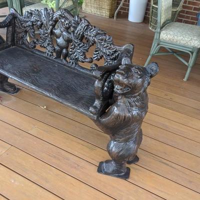 SOLD! Bear bench $250
