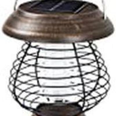 #Wakeman Outdoors Solar Power UV Mosquito Killer Zapper LED Lantern