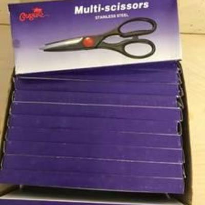 12 pairs of scissors